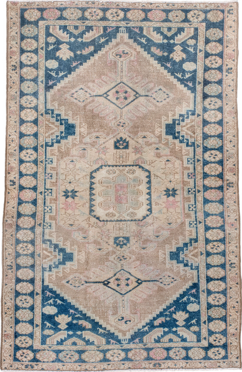 Antique Hamadan Area Rug (4' x 6')