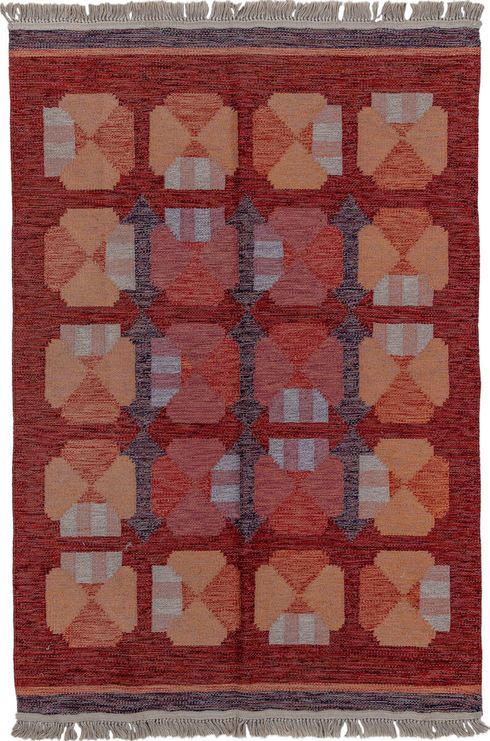 Antique Rollaken Area Rug (5' x 8')