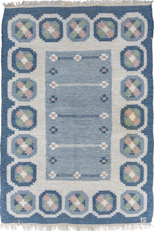 Vintage Rollaken Area Rug (4' x 6')