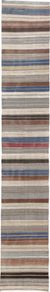 Vintage Kilim Runner Rug (2' x 16')