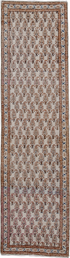 Antique Tabriz Runner Rug (2' x 8')