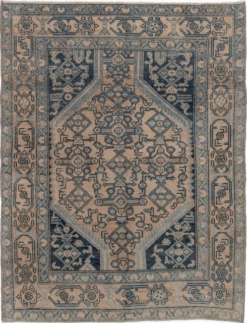 Antique Malayer Area Rug (4' x 5')
