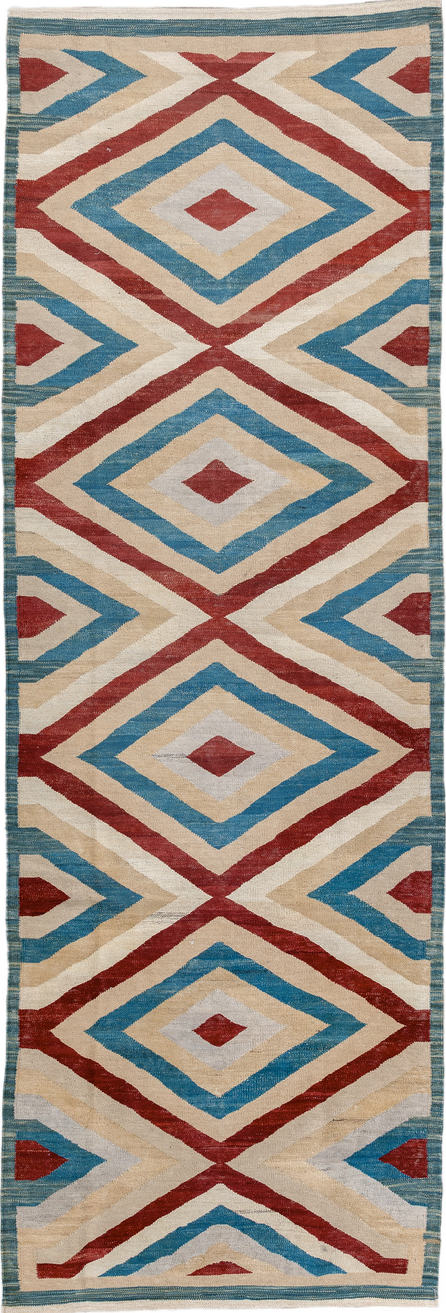 Vintage Kilim Runner Rug (3' x 9')