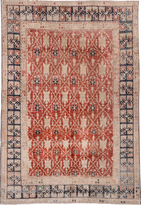 Vintage Oushak Area Rug (6' x 8')