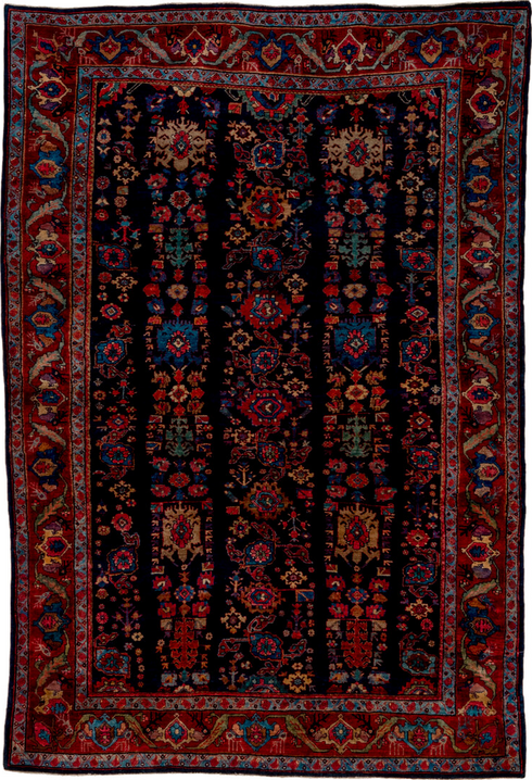 Vintage Bidjar Area Rug (6' x 9')