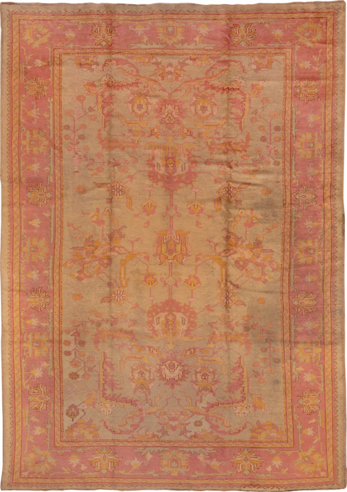 Antique Oushak Area Rug (8' x 11')