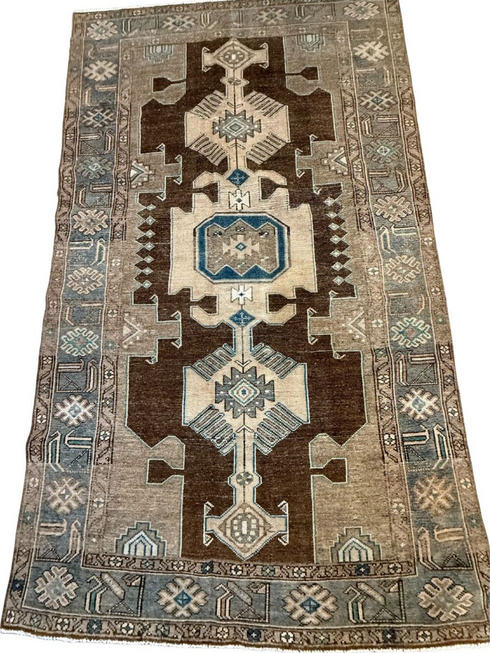 Vintage Hamadan Area Rug (3' x 6')