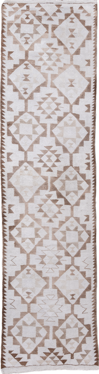 Antique Kilim Runner Rug (3' x 11')