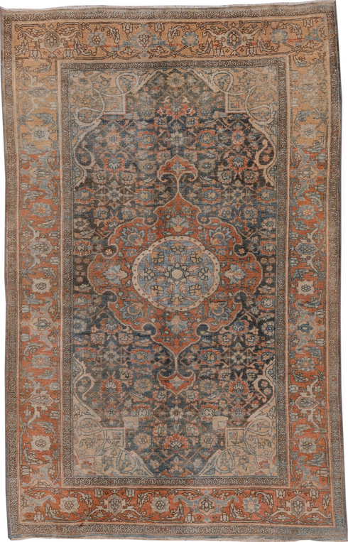 Antique Bidjar Area Rug (4' x 6')