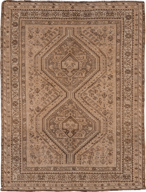 Antique Shiraz Area Rug (5' x 6')