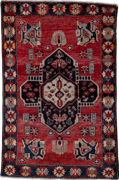 Vintage Mahal Area Rug (4' x 6')