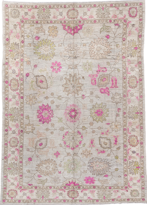 Vintage Oushak Area Rug (8' x 12')