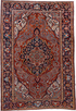 Antique Heriz Area Rug (9' x 13')