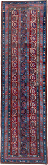 Antique Caucasian Runner Rug (3' x 11')