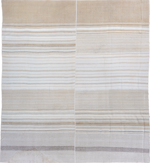 Antique Flatweave Area Rug (11' x 12')