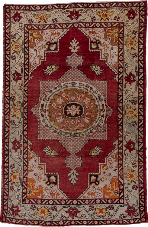 Vintage Oushak Area Rug (6' x 9')