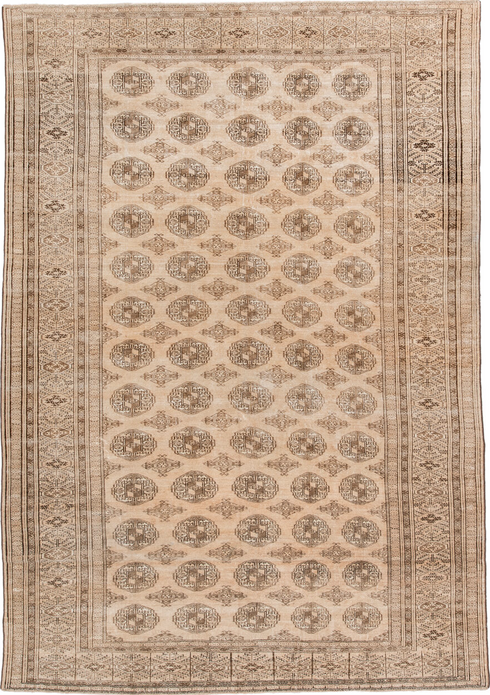 Antique Bokara Area Rug (6' x 9')