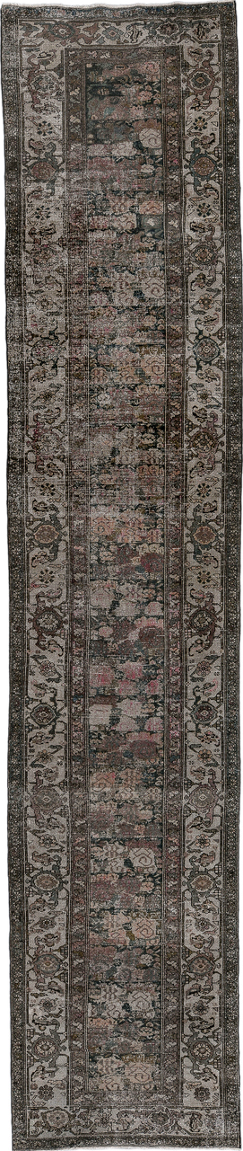 Antique Malayer Runner Rug (3' x 16')