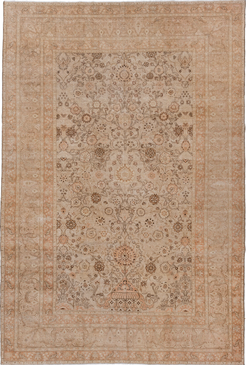 Antique Tabriz Area Rug (7' x 10')