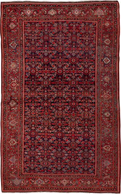 Antique Far.Sarouk Area Rug (4' x 6')