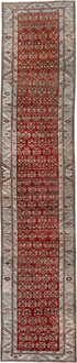 Antique Caucasian Runner Rug (2' x 14')