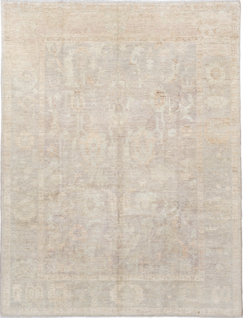 Vintage Oushak Area Rug (9' x 12')