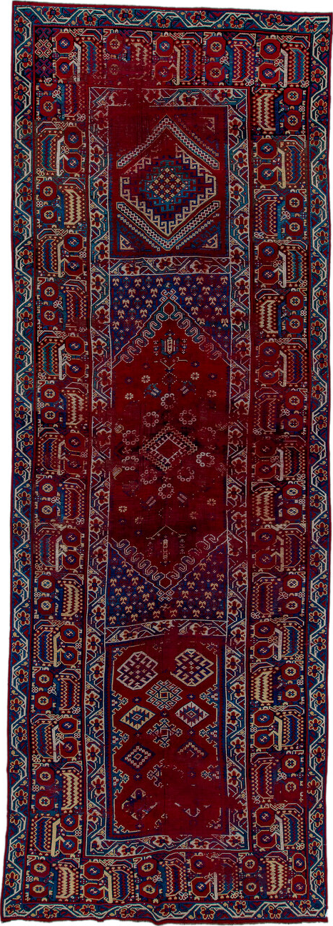 Antique Moroccan Area Rug (6' x 18')