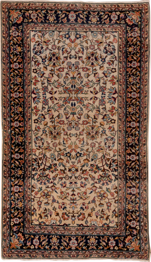 2' x 4' one-of-a-kind handmade vintage Sivas small size rug. Color palette: black, brown, charcoal, gray, pink