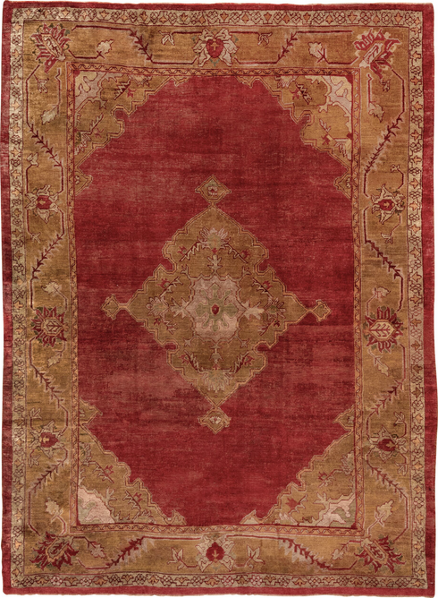 Antique Oushak Area Rug (8' x 11')