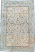 Antique Tabriz Area Rug (2' x 4')