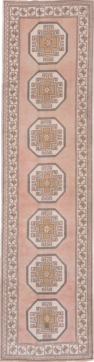 Vintage Oushak Runner Rug (2' x 11')