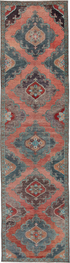 Antique Oushak Runner Rug (3' x 11')