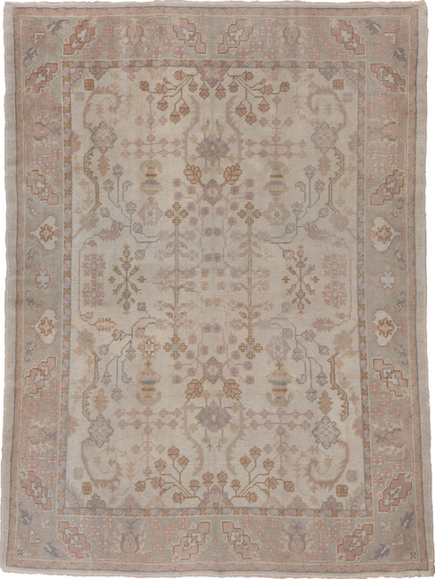 Antique Oushak Area Rug (6' x 9')