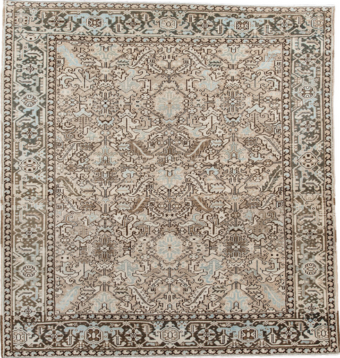 Antique Heriz Area Rug (7' x 8')