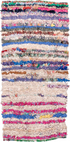 Vintage Rag Rug Area Rug (2' x 5')