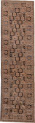 Antique Belouch Runner Rug (2' x 9')