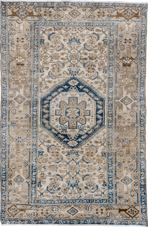 Antique Hamadan Area Rug (4' x 6')