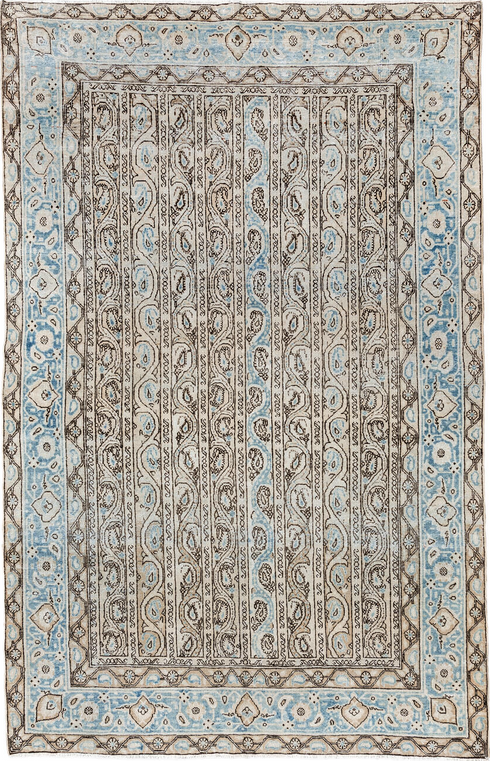 Antique Qum Area Rug (4' x 7')