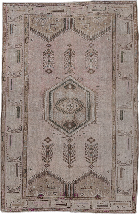 Antique Hamadan Area Rug (4' x 6')