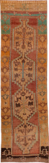 Vintage Oushak Runner Rug (2' x 10')
