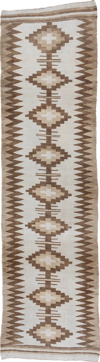 Antique Kilim Runner Rug (2' x 10')
