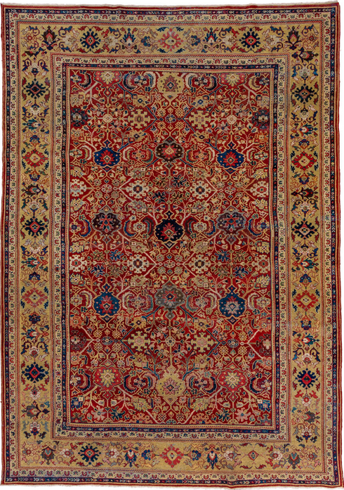Antique Mahal Area Rug (8' x 12')