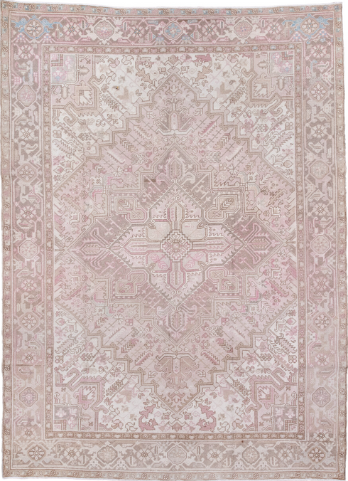 Antique Heriz Area Rug (6' x 9')