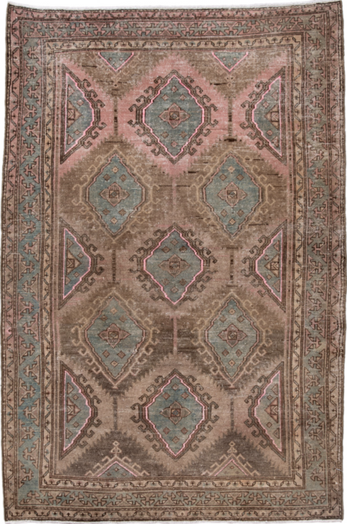 Antique Hamadan Area Rug (4' x 6')