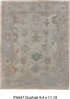 Vintage Oushak Area Rug (9' x 11')