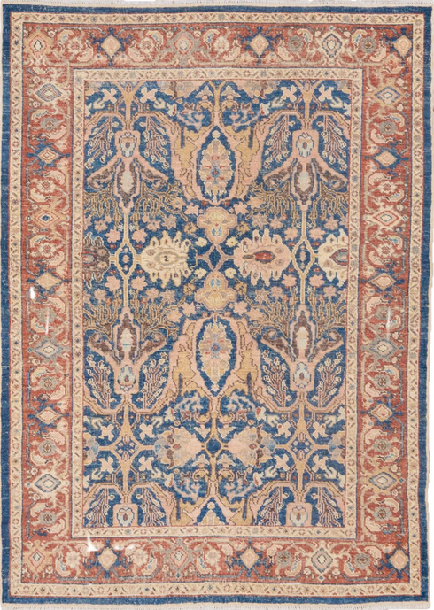 Vintage Afghan Area Rug (4' x 6')