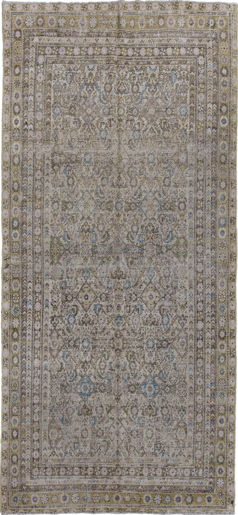 Antique Malayer Area Rug (5' x 12')