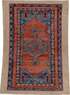 Antique Cam Hamadan Area Rug (2' x 4')