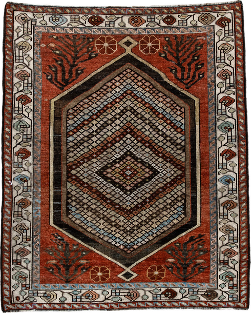 Vintage Oushak Area Rug (3' x 4')