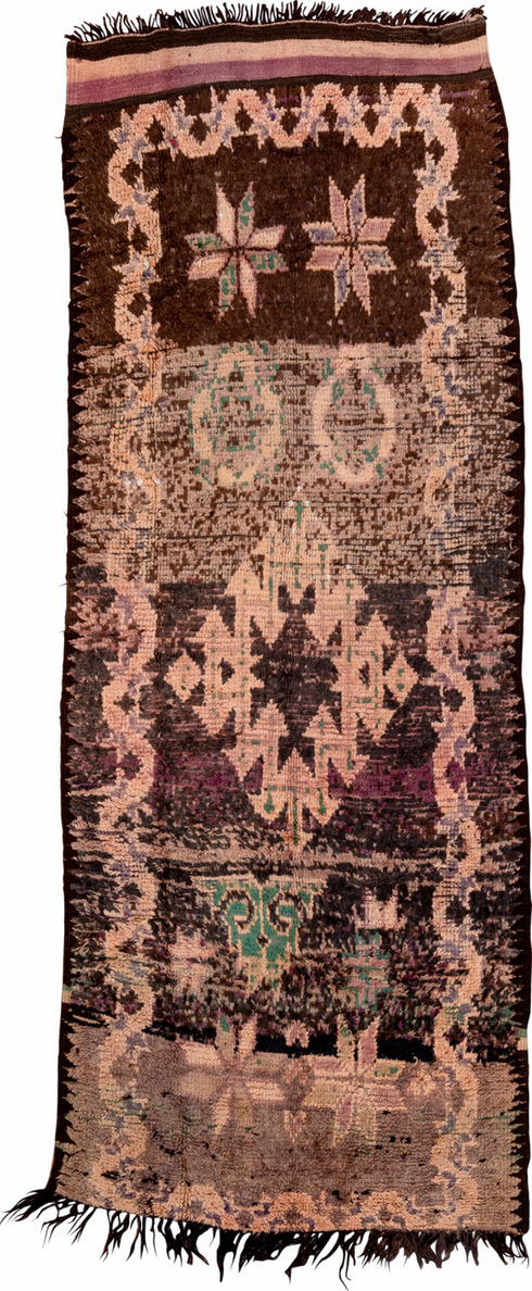 Vintage Moroccan Runner Rug (4' x 10')